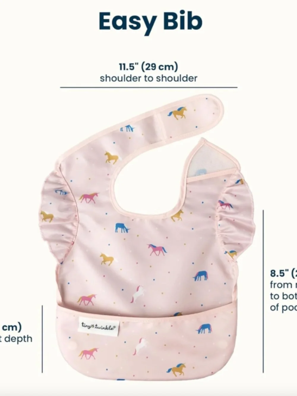 Mess-Proof Baby Bibs for Eating 3 Pack, (Ages: 6-36M) NWT